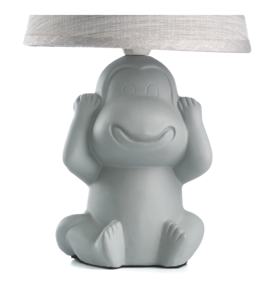 LUMETTO "MONKEY NON SENTO" GRIGIO, E14